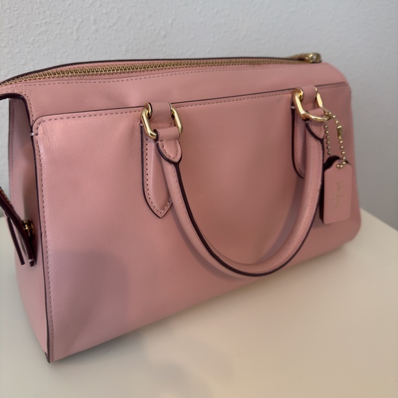 EUC Selena Gomez Coach Purse with bowtie charm - Picture 3 of 10